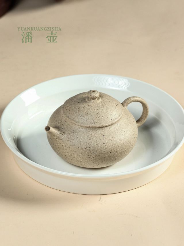 三色泥料潘壶 → 白玉段-潘壶 - 缩略图 3
