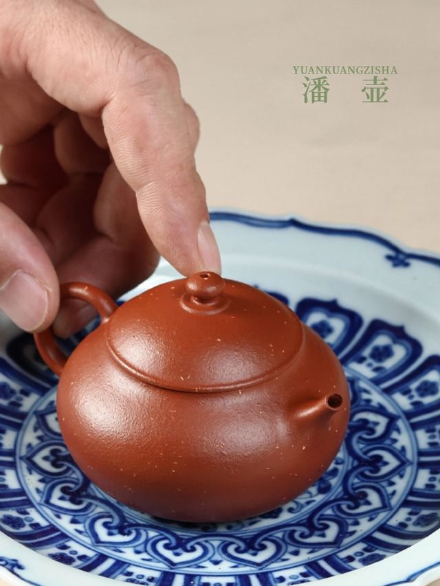 三色泥料潘壶 → 生砂朱泥-潘壶 - 缩略图 4