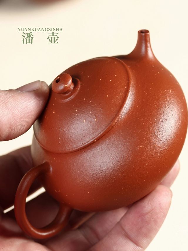 三色泥料潘壶 → 生砂朱泥-潘壶 - 缩略图 5