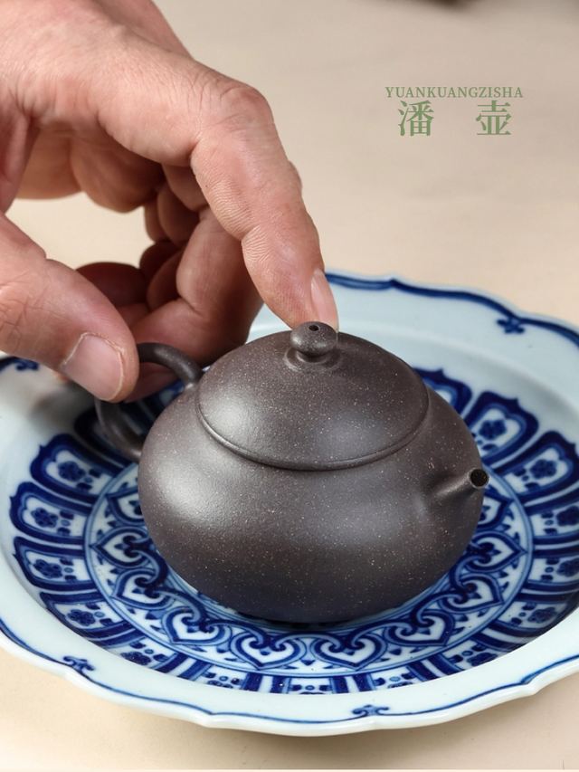 三色泥料潘壶 → 天青泥-潘壶 - 缩略图 4