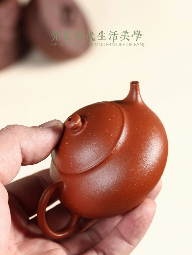 三色潘壶套装 → 生砂朱泥潘壶 - 缩略图 3