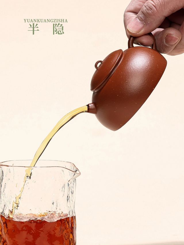 生砂朱泥-半隐壶 - 缩略图 5
