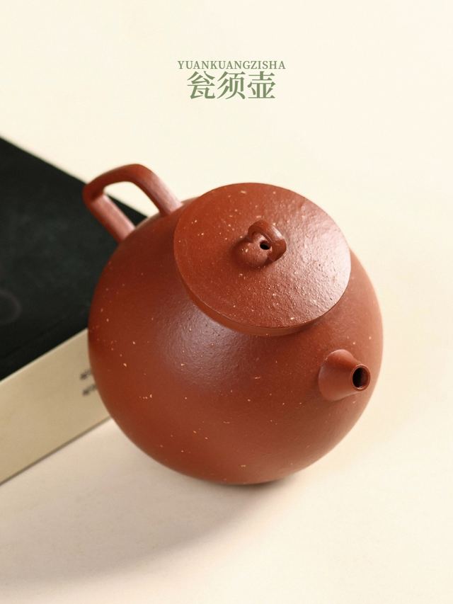生砂朱泥-福帽壶 - 缩略图 5