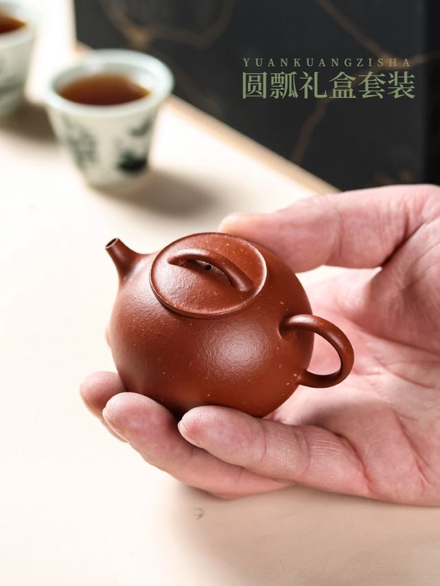 生砂朱泥-圆瓢 → 套装 - 缩略图 9
